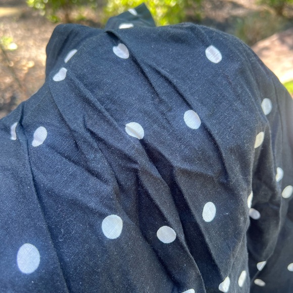 Navy Polka Dot Skirt Set (similar to Sezane Sophie Skirt set) - Picture 6 of 8